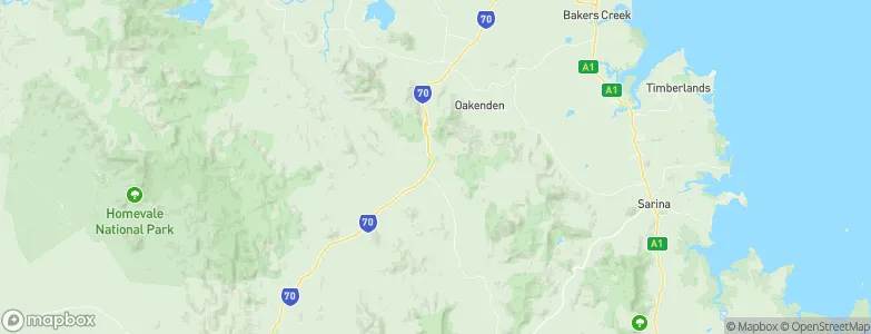 Hazledean, Australia Map