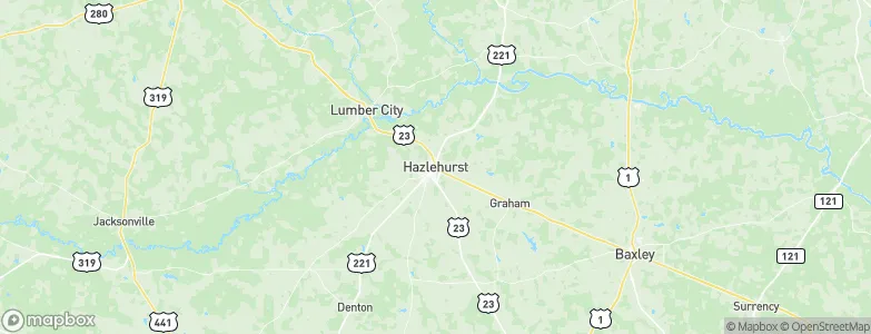 Hazlehurst, United States Map