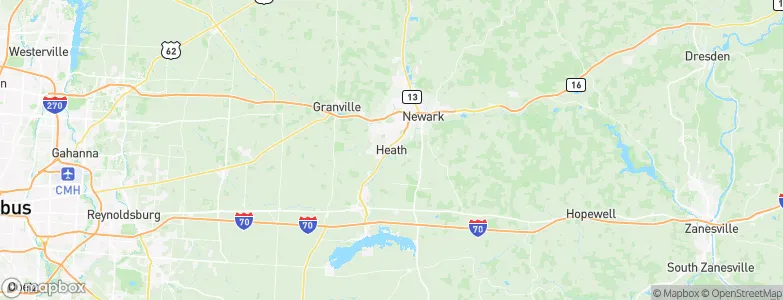 Heath, United States Map