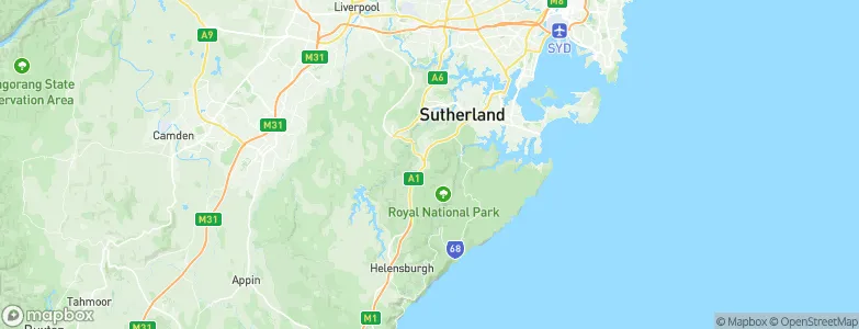 Heathcote, Australia Map