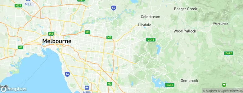 Heathmont, Australia Map