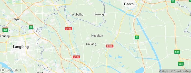 Hebeitun, China Map