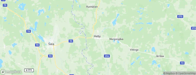 Heby, Sweden Map