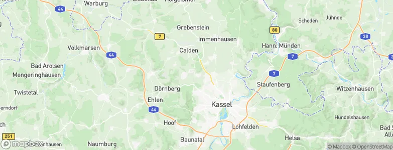 Heckershausen, Germany Map