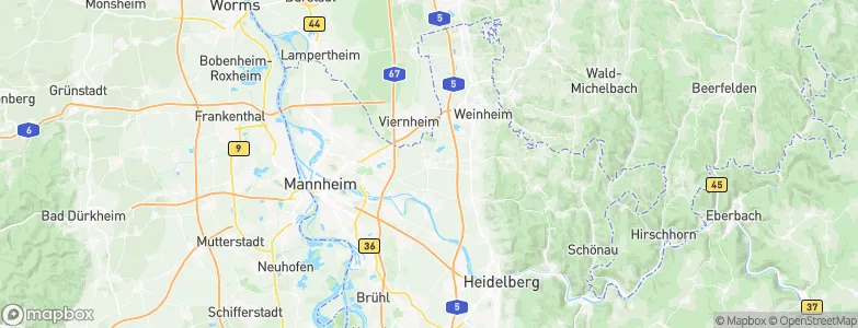 Heddesheim, Germany Map