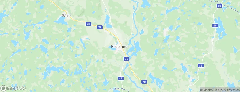 Hedemora, Sweden Map