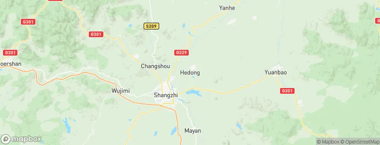 Hedong, China Map