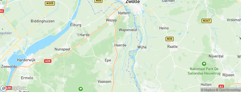 Heerde, Netherlands Map