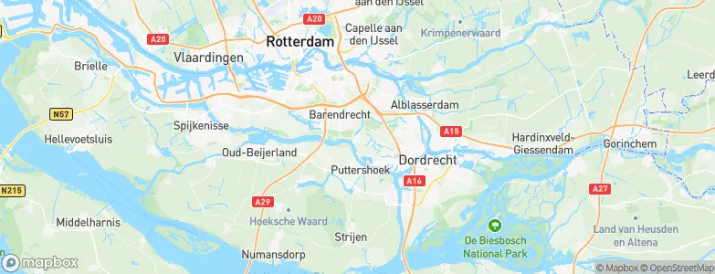 Heerjansdam, Netherlands Map