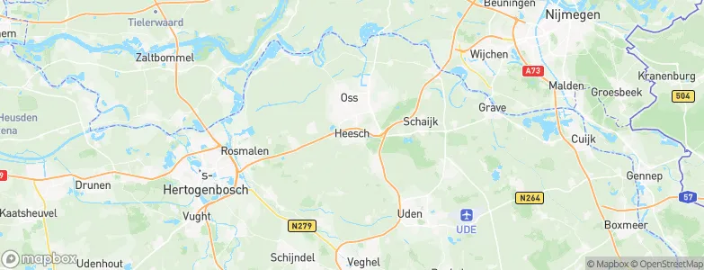 Heesch, Netherlands Map