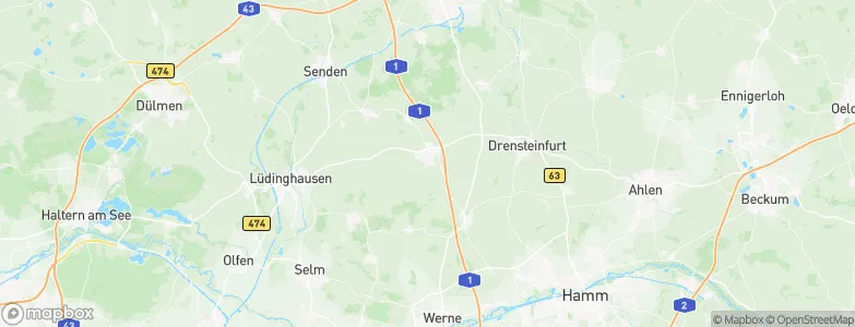 Hegemer, Germany Map