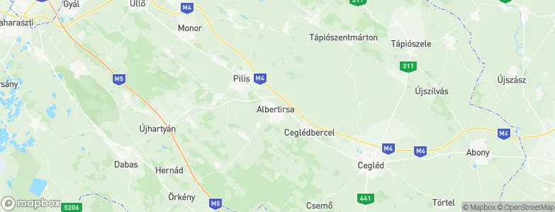 Hegy, Hungary Map