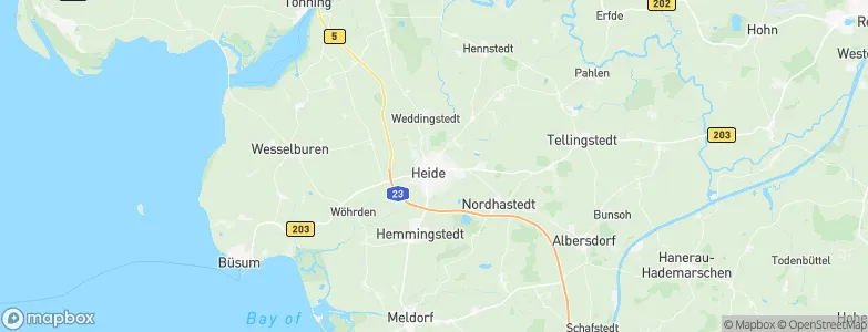 Heide, Germany Map