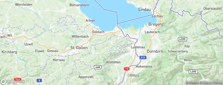 Heiden, Switzerland Map