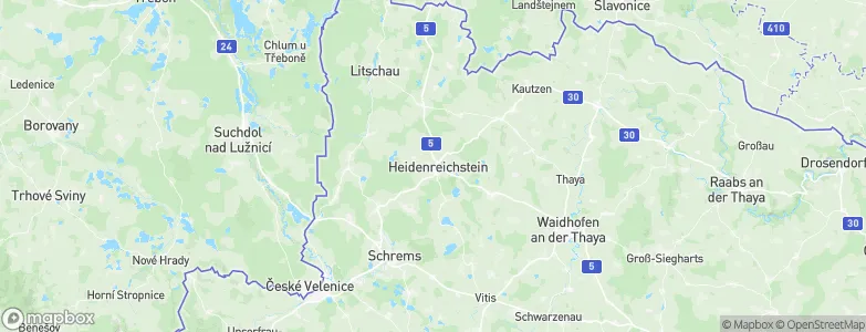 Heidenreichstein, Austria Map