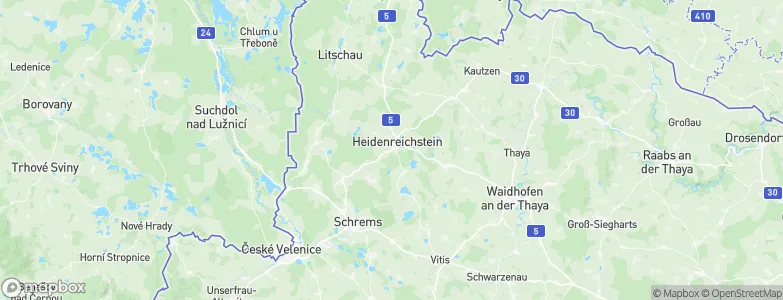 Heidenreichstein, Austria Map
