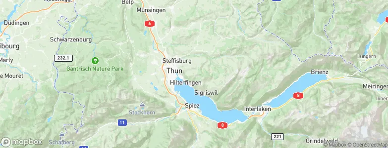 Heiligenschwendi, Switzerland Map