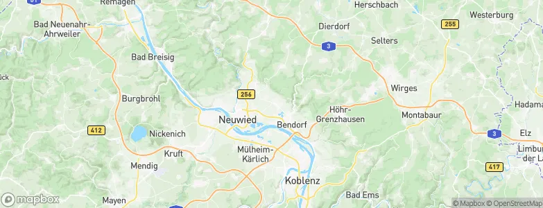 Heimbach, Germany Map