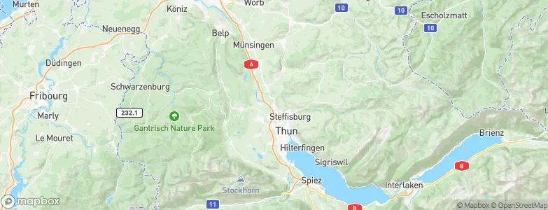 Heimberg, Switzerland Map