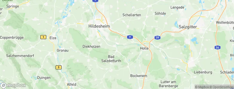 Heinde, Germany Map