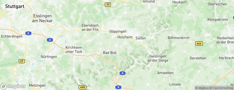 Heiningen, Germany Map