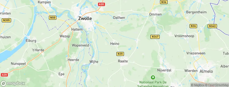 Heino, Netherlands Map