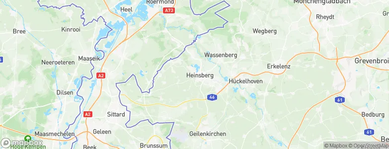 Heinsberg, Germany Map