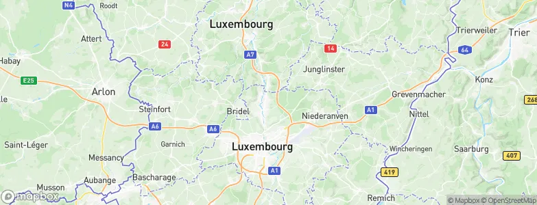 Heisdorf, Luxembourg Map