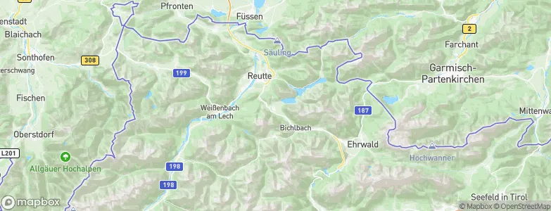 Heiterwang, Austria Map