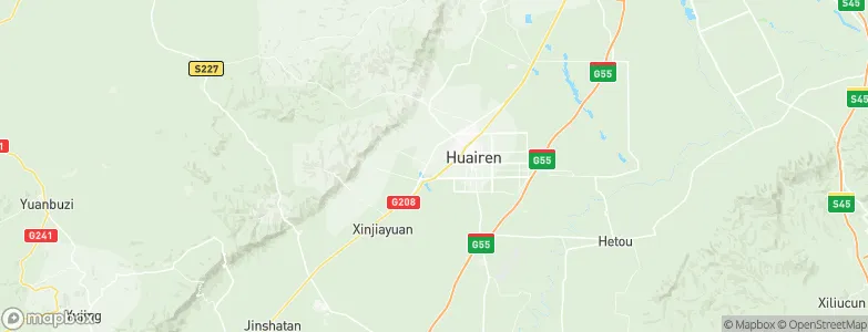 Hejiabao, China Map
