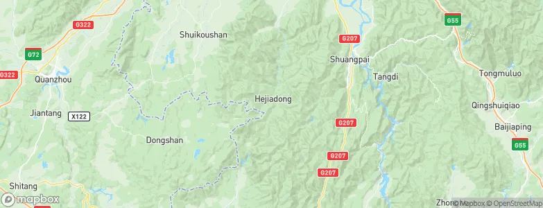 Hejiadong, China Map