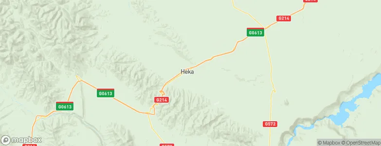 Heka, China Map