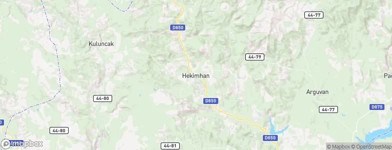Hekimhan, Turkey Map