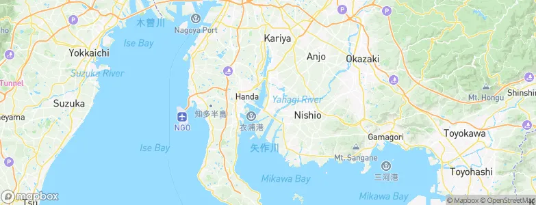 Hekinan, Japan Map