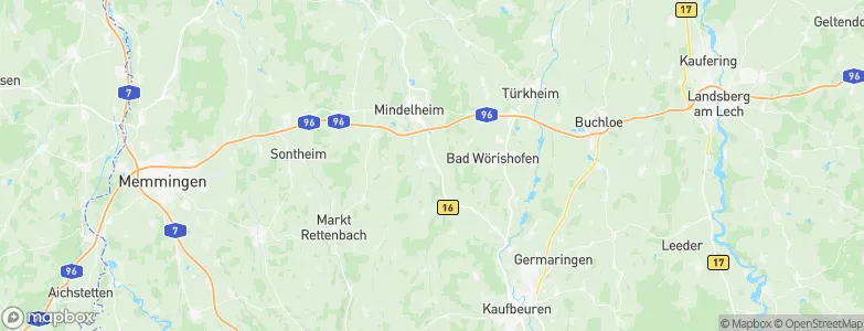 Helchenried, Germany Map