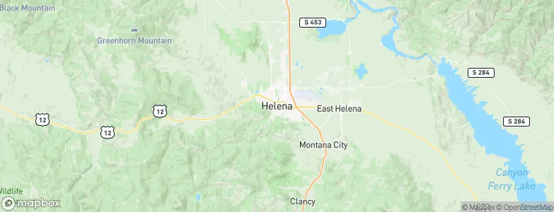 Helena, United States Map