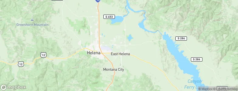 Helena Valley Southeast, United States Map