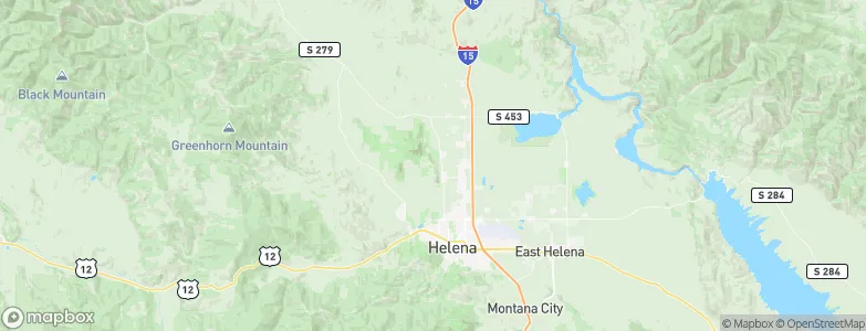 Helena Valley West Central, United States Map