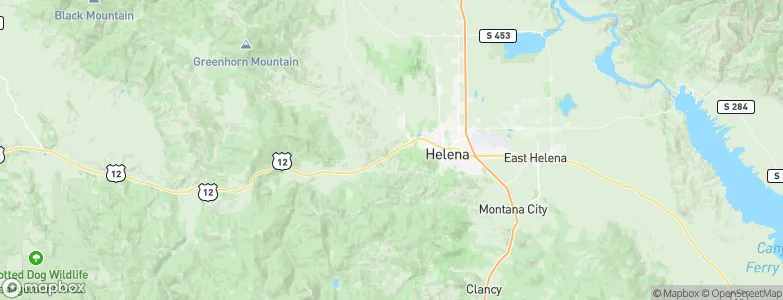 Helena West Side, United States Map