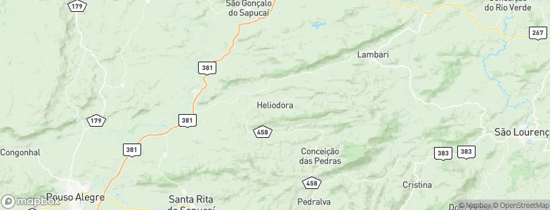 Heliodora, Brazil Map