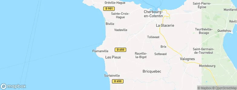 Helleville, France Map
