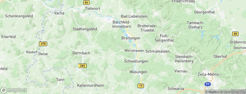 Helmers, Germany Map
