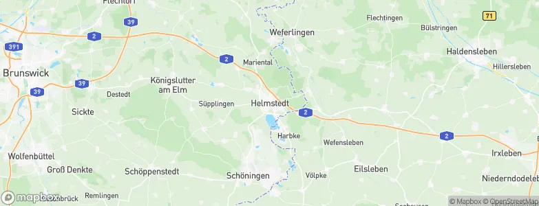 Helmstedt, Germany Map