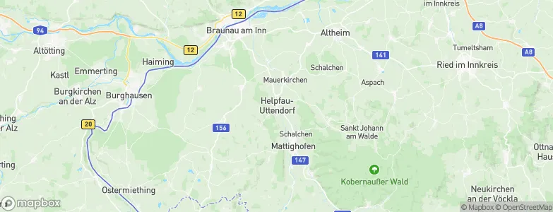 Helpfau-Uttendorf, Austria Map