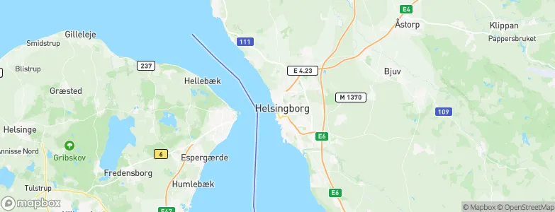 Helsingborg, Sweden Map