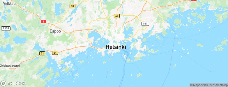 Helsinki, Finland Map