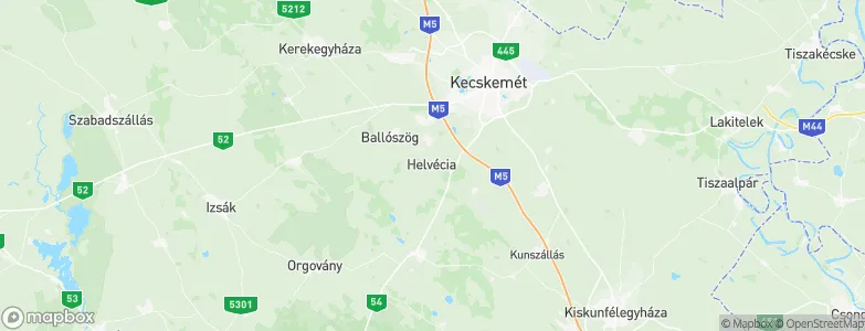 Helvécia, Hungary Map