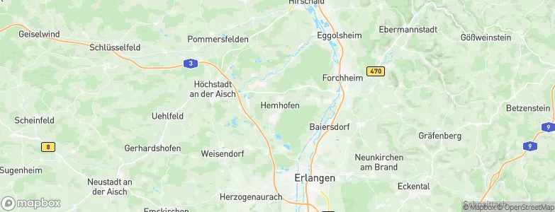 Hemhofen, Germany Map