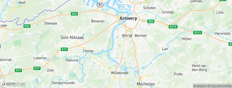 Hemiksem, Belgium Map