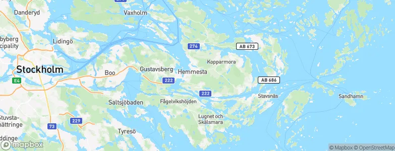 Hemmesta, Sweden Map